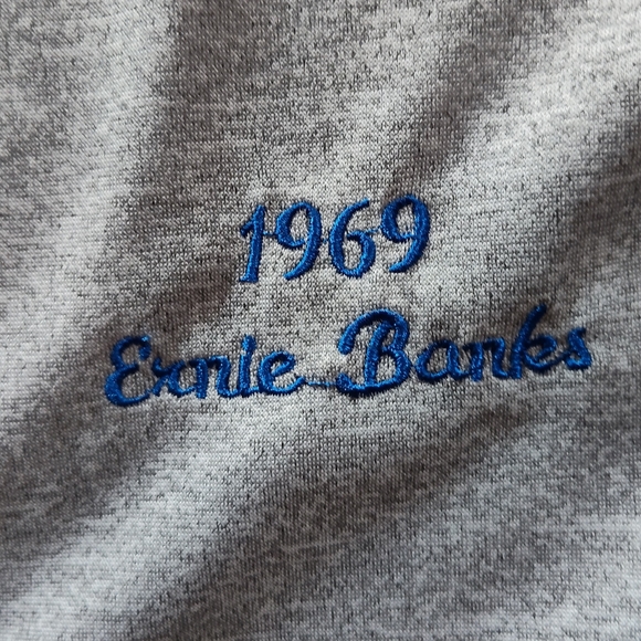 Chicago Cubs Ernie Banks Mitchell and Ness Cooperstown Collection Jersey size 52 - Picture 4 of 4